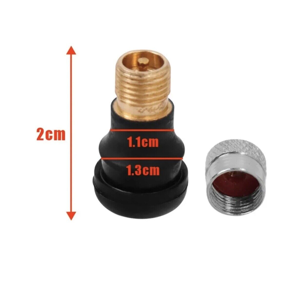 2x E Scooter Ventil f. Reifen Segway Ninebot Max G 30 D LD D2 Xiaomi M365 PRO 2