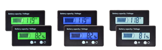 Lifepo4 Lithium Batterie Kapazität Anzeige LED Digital 0-120V